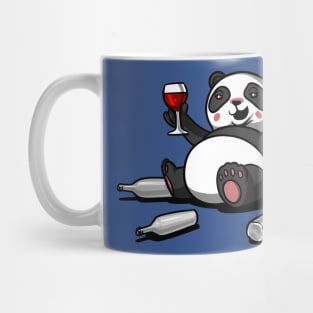 Funny Panda Bear Cute Wine Lover Mug